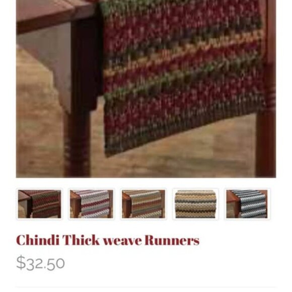 Set of 6 Place Matts with Runner from Hens Tooth~ - Picture 8 of 9